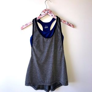 Gray Nike athletic tank top